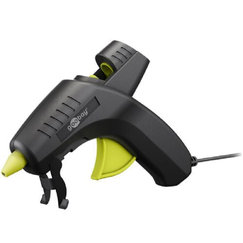 Goobay Premium 80W glue gun, fast heating, 11 mm cartridges, protective cap, stand