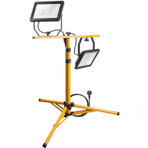 GOOBAY LED outdoor 2x50W telescopic stand wide angle outdoor light