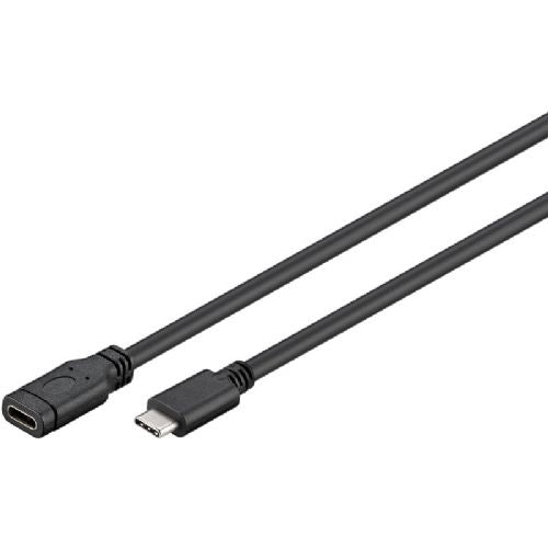 GOOBAY USB-C (F) to USB-C (M) 1m extension cable