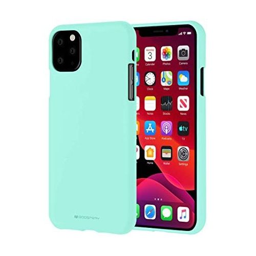 Goospery soft feeling silicone case for iPhone 12 Pro Max - mint