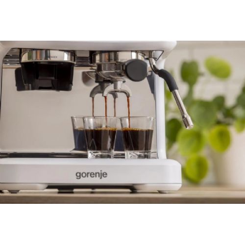 Espresso coffee machine Gorenje GSACM20W, 20 bar, built-in grinder, 2.5 l, white