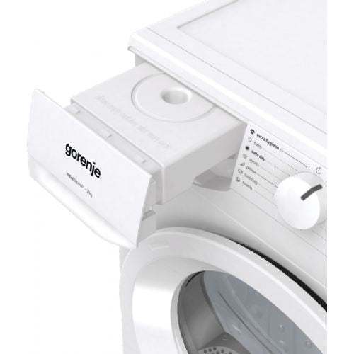 Kondenzacijski sušilni stroj Gorenje DHNE7D, 7 kg, toplotna črpalka, A++, bele barve