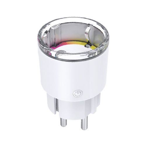 Smart ZigBee socket Gosund EP2-Z, 10A, 2300W, remote control, consumption monitoring, schedules, voice control, white