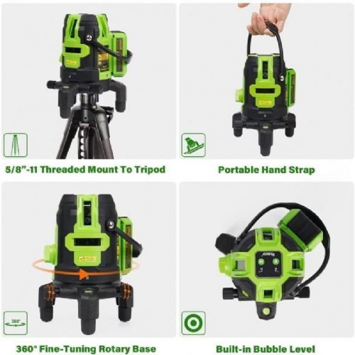 Construction Point Green Laser Level 5200mAh