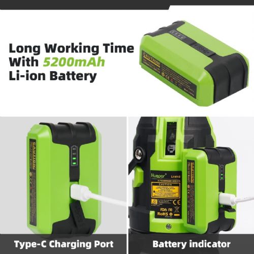 Construction Point Green Laser Level 5200mAh