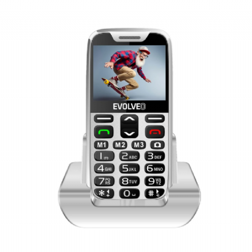 GSM device EasyPhone XR - White + charger