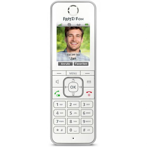 GSM phone FRITZ! C6 wireless, DECT/GAP, color display, 300 numbers, range up to 300 m