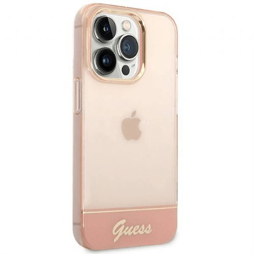 GUESS GUHCP14XHGCOP case for iPhone 14 Pro Max - pink