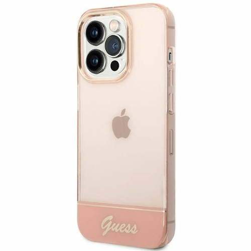 GUESS GUHCP14XHGCOP case for iPhone 14 Pro Max - pink