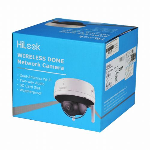 Wireless outdoor camera HiLook IP IPC-D120HA-D/W(W), 2 MP, Wi-Fi