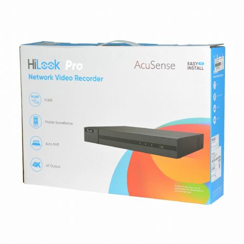 HiLook video recorder 4-channel PoE NVR IP NVR-104MH-K/4P