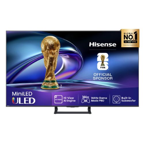 Televizor Hisense 50E8Q, 126 cm (50"), ULED (Mini LED), 4K Ultra HD 3840x2160, 144 Hz, Dolby vision IQ, VIDAA Smart TV