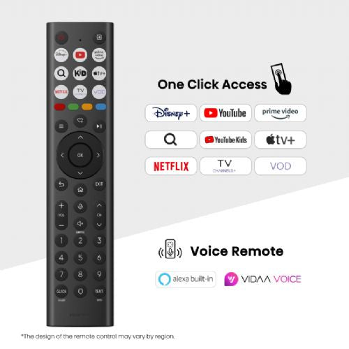 Televizor HISENSE 55E8Q ULED (Mini LED), 139 cm (55"), 4K Ultra HD 3840x2160, 144 Hz, VIDAA Smart TV, 8 ms