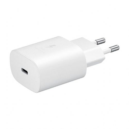 Samsung EP-TA800 Home Phone Charger White, USB-C, 25W super fast charging, cable included, for mobile phone and tablet