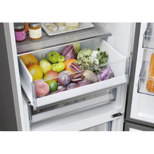 Hladilnik HAIER HDPW5620DNPK, 205 cm, D, 406 l, 2-vratni, Inox 34005471