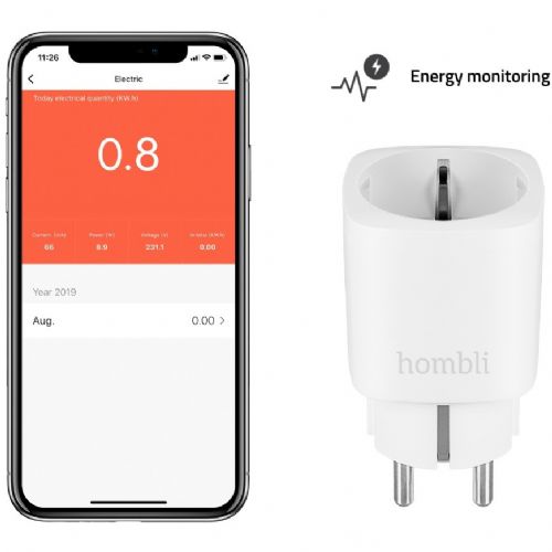 Hombli pametna vtičnica EU, bela