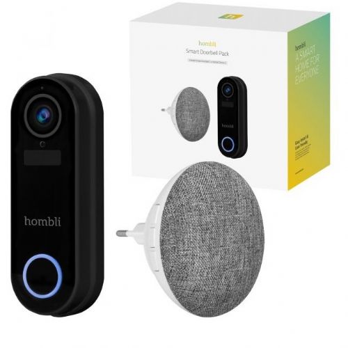 Hombli pametni zvonec 2 (črn) + gong