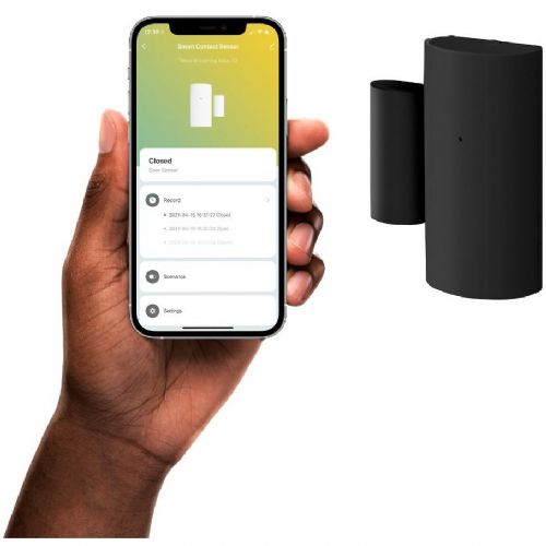 Hombli pametni Bluetooth kontaktni senzor črne barve