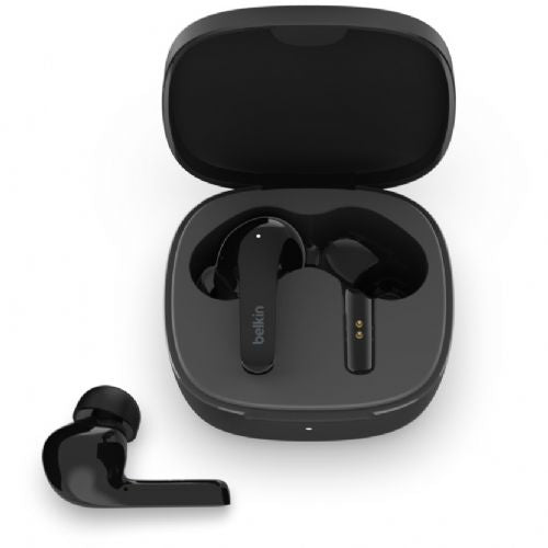 Slušalke Belkin SOUNDFORM Flow brezžične, odpravljanje šumov, Bluetooth 5.2, IPX5, črne