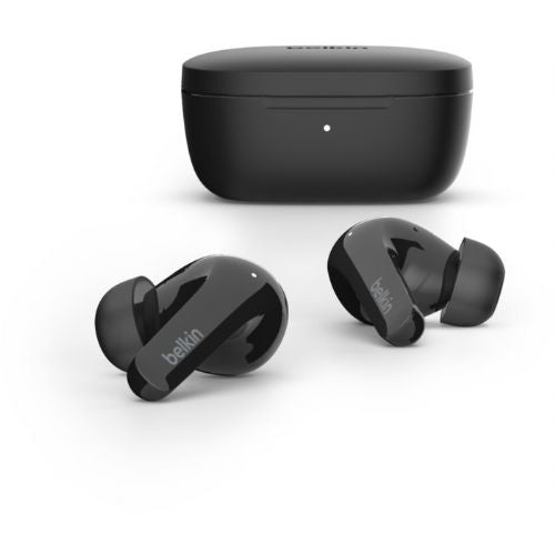 Slušalke Belkin SOUNDFORM Flow brezžične, odpravljanje šumov, Bluetooth 5.2, IPX5, črne