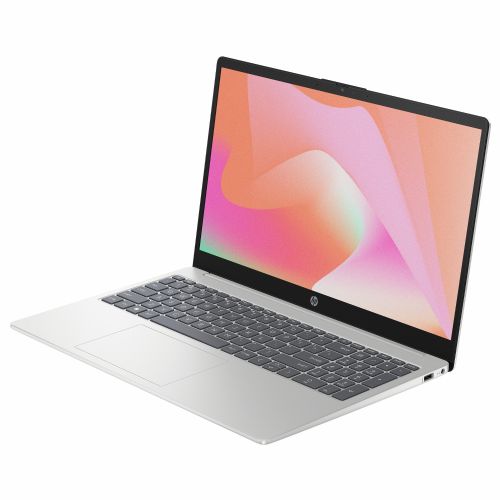 Prenosni računalnik HP 15-fd1059ng Intel Core 5 120U, 16 GB RAM, 1 TB SSD, 39,6cm (15,6") FHD, DE, FreeDOS, srebrna