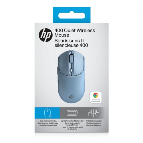 Brezžična miška HP 400 Quiet Blue EURO (P)