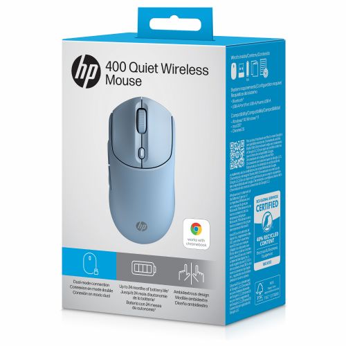 Brezžična miška HP 400 Quiet Blue EURO (P)