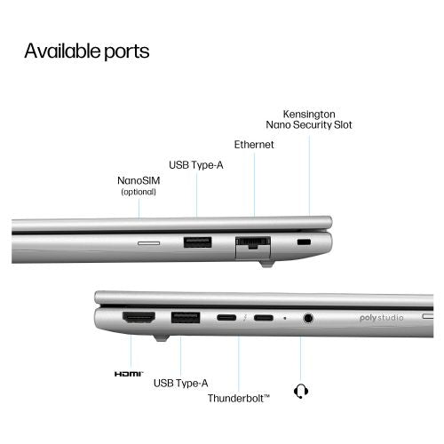 Prenosnik HP EliteBook 6 G1i Intel Ultra 7-255U/16GB/SSD 512GB NVMe/40,64 cm (16'') WUXGA/DE/Win11Pro