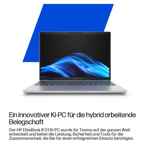 Prenosnik HP EliteBook 8 G1i Intel Ultra 5-225U/16GB/SSD 512GB NVMe/40,64 cm (16'') WUXGA/DE/Win11Pro, 3J Gar