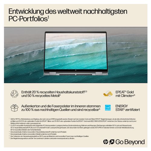 Prenosnik HP Envy x360 14-fa0457ng 14" 3K OLED zaslon na dotik, Ryzen 5 8640HS, 16 GB RAM, 512 GB SSD,DE, Windows 11