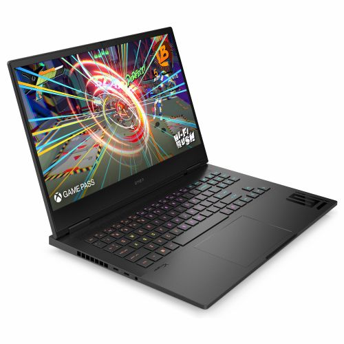 Prenosni računalnik HP OMEN 16-wf1473ng, 40,9cm (16,1") FHD 165 Hz, i7-14700HX, 16 GB RAM, 512 GB SSD, RTX 4060, DE, Windows 11, črna