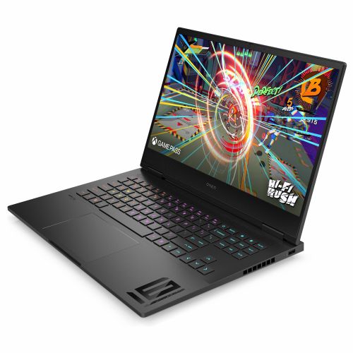 Prenosni računalnik HP OMEN 16-wf1473ng, 40,9cm (16,1") FHD 165 Hz, i7-14700HX, 16 GB RAM, 512 GB SSD, RTX 4060, DE, Windows 11, črna