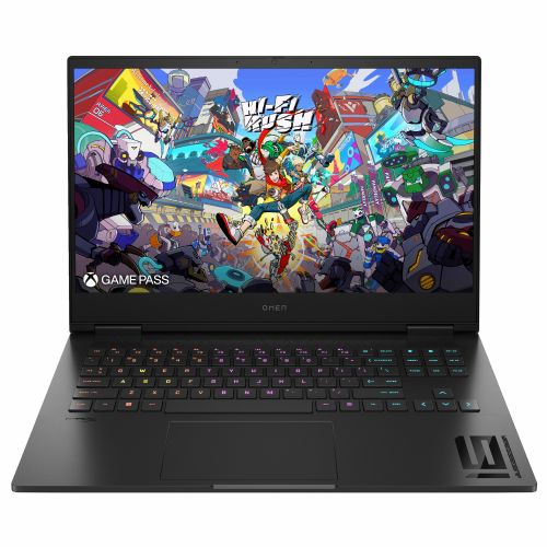 Prenosni računalnik HP OMEN 16-wf1473ng, 40,9cm (16,1") FHD 165 Hz, i7-14700HX, 16 GB RAM, 512 GB SSD, RTX 4060, DE, Windows 11, črna