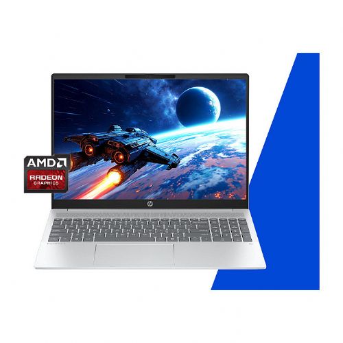Prenosni računalnik HP OmniBook 5 40,6cm (16") 2K Ryzen AI 5 340 16GB 512GB SSD DE Win11 Home, srebrna