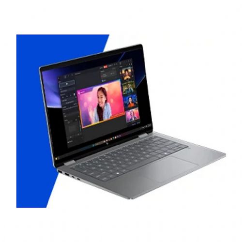Prenosni računalnik HP OmniBook X Flip 14-fm0178ng, Intel Core Ultra 7, 32GB RAM, 2TB SSD, OLED 3K zaslon na dotik,DE, Windows 11 Home