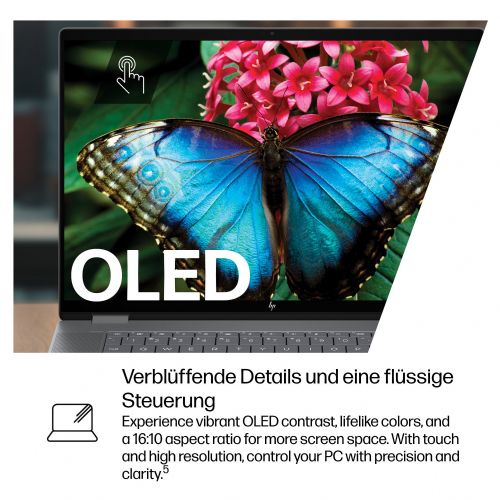 Prenosni računalnik HP OmniBook X Flip 16-ar0178ng, AMD Ryzen AI 7, 32GB, 2TB SSD, OLED zaslon na dotik, DE, W11Home
