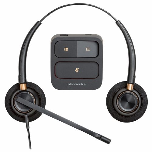 Binauralne slušalke Poly EncorePro 520 + hitri odklop (89434-02)