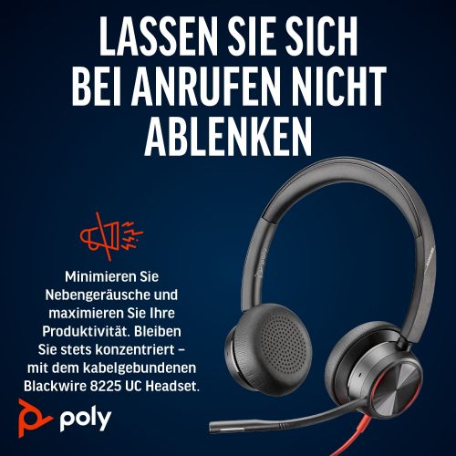 Slušalke HP Poly Headset Blackwire C8225-M Stereo USB-C/A Teams