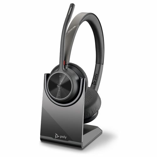 HP Poly Voyager 4320-M Microsoft Teams Certified USB-C Headset + BT700 Dongle + Charging Stand (218479-01)