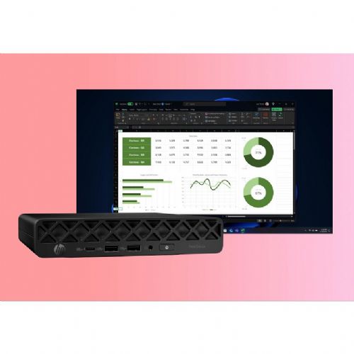 Računalnik HP PRODESK 4 MINI G1I U5-235T 16 GB/512 GB WLAN W11Pro + DE tipkovnica