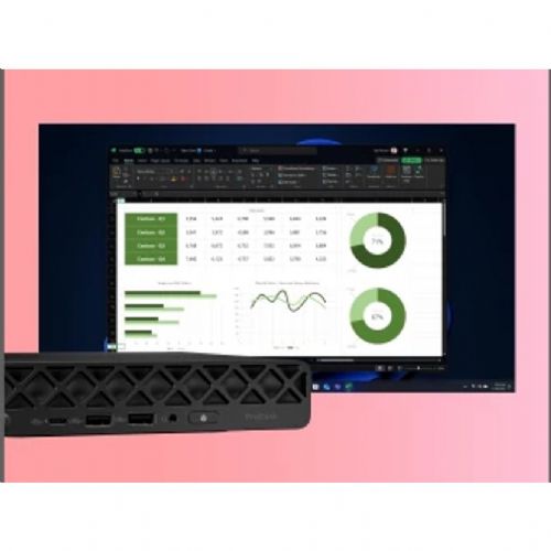 Računalnik HP PRODESK 4 MINI G1I U7-265T 9821281770 + DE tipkovnica