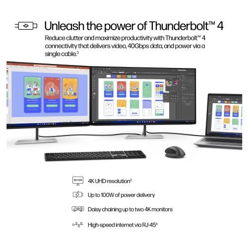 Monitor HP S7 Pro 732pk Series 7 Pro 81,28 cm (32"), IPS 4K Thunderbolt 4 Monitor 16:9 2000:1 5ms HDMI 2.0 DP 1.4 9821232174