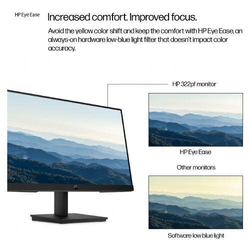 Monitor HP Series 3 Pro 322pf 54,6 cm (21,5"), 1920x1080 (FHD), IPS, 250nit HDMI DP VGA (EU)