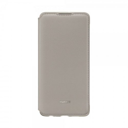 Huawei original flip wallet case for Huawei P30 - khaki