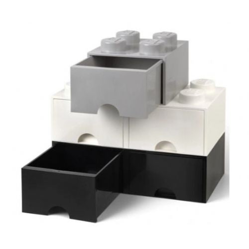 Lego®: Škatla za shranjevanje z gradnikom 4 - Siva (40051740)