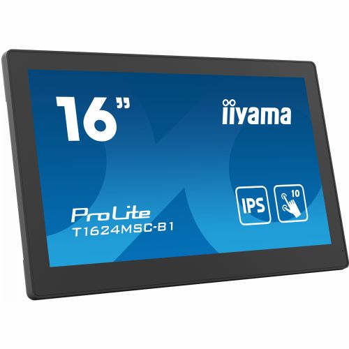 Monitor IIYAMA T1624MSC-B1 39,5 cm (15,6'') 16:9 M-Touch HDMI+USB