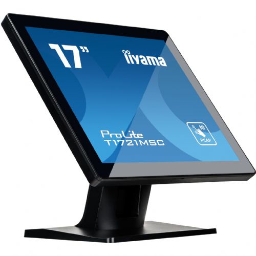 Monitor Iiyama T1721MSC-B2 43 cm (17"), 1280 x 1024 SXGA, 5:4, TN, Touch, 230 cd/m2, 5ms, črna