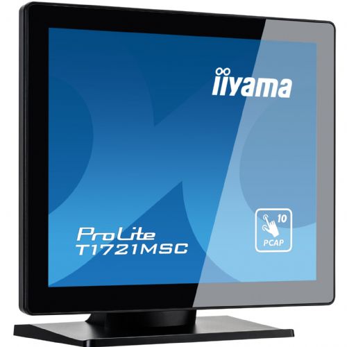 Monitor Iiyama T1721MSC-B2 43 cm (17"), 1280 x 1024 SXGA, 5:4, TN, Touch, 230 cd/m2, 5ms, črna