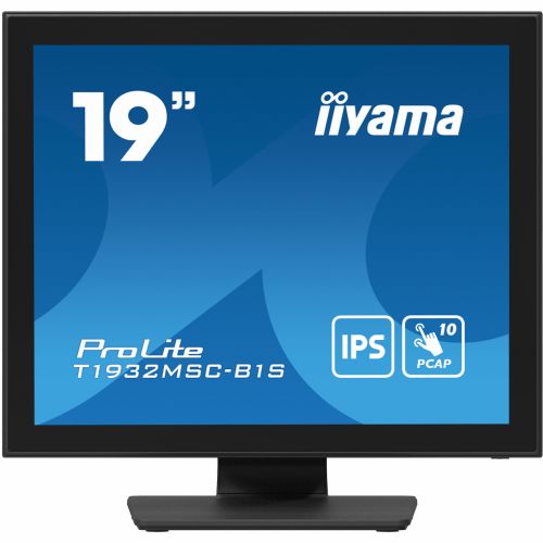 Monitor IIyama T1932MSC-B1S, 48 cm (19"), 1280 x 1024, IPS, Touch, 215 cd/m2, 14ms, črna