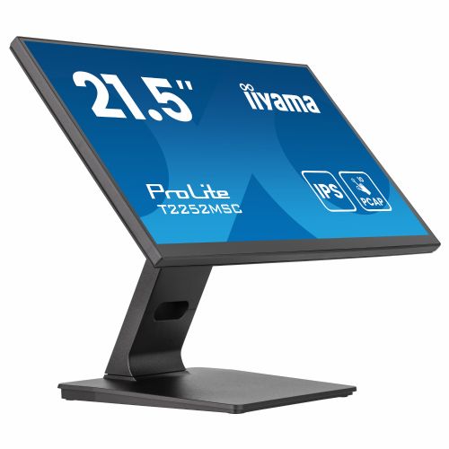 Monitor Iiyama ProLite T2252MSC-B2AG, 54,5 cm (21,5"), FHD, IPS, zvočniki, na dotik